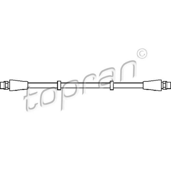 Topran 110399001 585 Ön Fren Hortumu A6 04 4F0611707 
