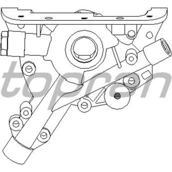 Topran 205585001 755 Yağ Pompası Astra F-G 1.4-1.6-Vectra A-B 1.6 16V Corsa B-1.2 1.4-Corsa C 1.4 X16Xe-X14Xe-X1 646041 
