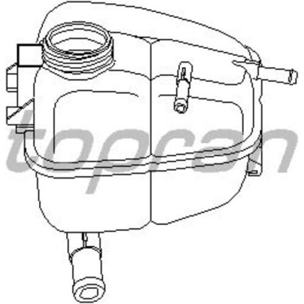 Topran 205699001 Genleşme Kavanozu Astra G 1.2-1.4-1.6-1.7-1.8-2.0-2.2 98-05 1304223