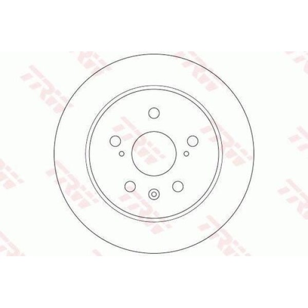 TRW DF6178 Fren Diski Arka SX4 2006 5561155L00 