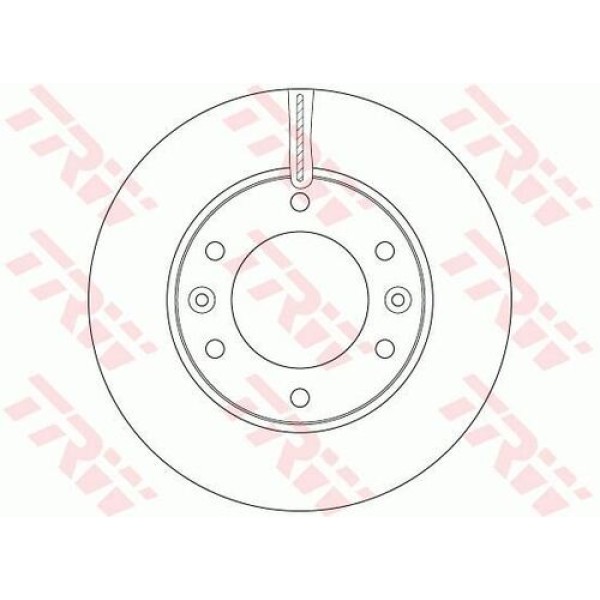 TRW DF6446 Ön Fren Disk Aynası Havalı Hyundai H1 Stare 2008-300x6 517124H500 