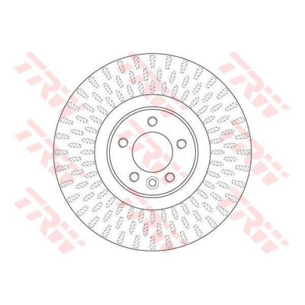 TRW DF6508S Fren Diski Ön Range Rover Sport 10-13 5.0 Range Rover Sport 14-4.4-3.0 Range Rover 13-3.0-4.4-5.1 LR016176 