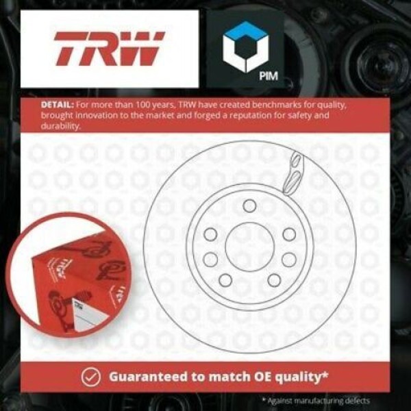 TRW DF6546 Ön Fren Aynası Renault Talisman Megane IV 16-296mm Takım 402062000R