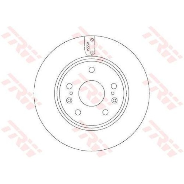TRW DF6703 Fren Diski Ön Suzuki Vitara 1.4 1.6 2015-SX4 1.4 1.6 2010- 5531161M00 