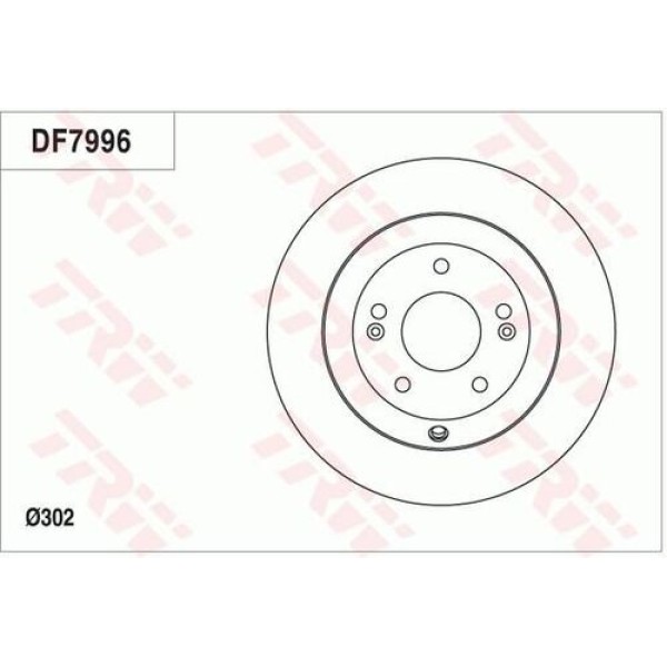 TRW DF7996 Arka Fren Aynası Santa Fe 09-12 Sorento 12 302X11X5 584112P000 