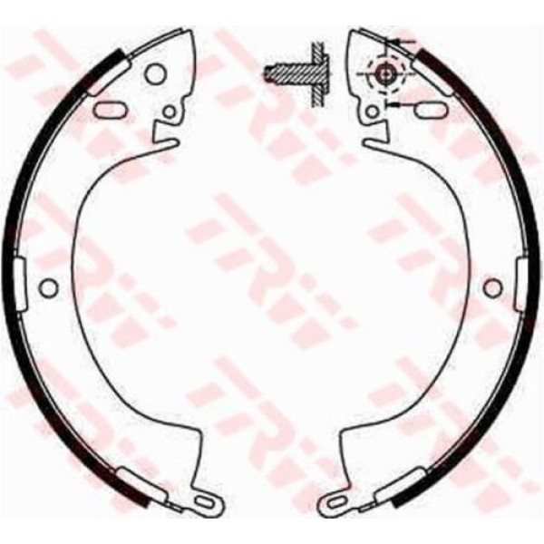 TRW GS8185 Arka Fren Balatası Pabuç L300 1990 2008 L200 1986 1995 MB587661