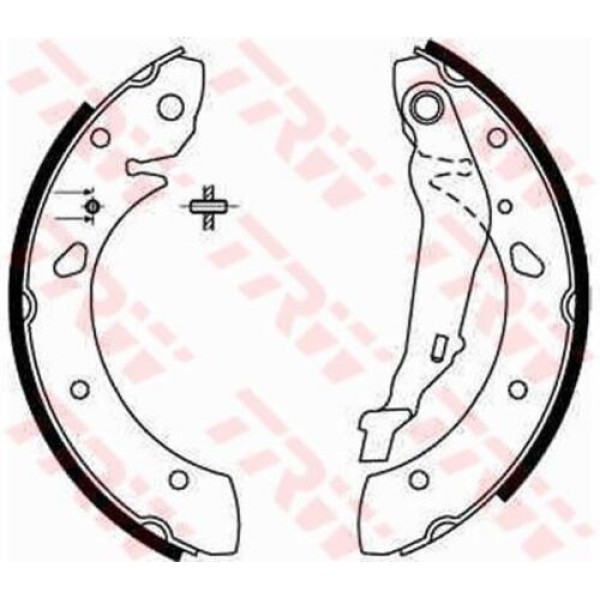 TRW GS8632 Arka Pabuç Balata Avensis 1.6 1.8 2.0 1.6VVT-I 1.8VVT-I 2.0 VVTI 2.0TD 2.0D-4D 98 03 228X36 449505020 