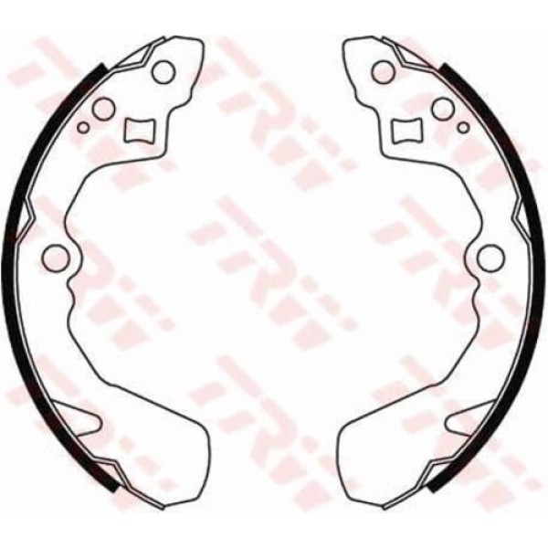 TRW GS8725 El Fren Papuc Balata Forester 98-02 Impreza 01-05 LegacyII-III-IV Outback03-09 26298AA030