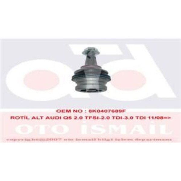 TRW JBJ789 Salıncak Alt Rotil A4 08-12 A4 Allroad Quattro 10-16 A5 08-11 A6 A7 11-14 Q5 09-11 8K0407689F 