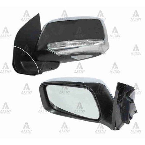 Taiwan 963024X10A Ayna Diş Dikiz Pickup 08 Navara Elektrikli Isıtmalı Sinyalli Otomatik Katlanır Krom Sol 963024X10A