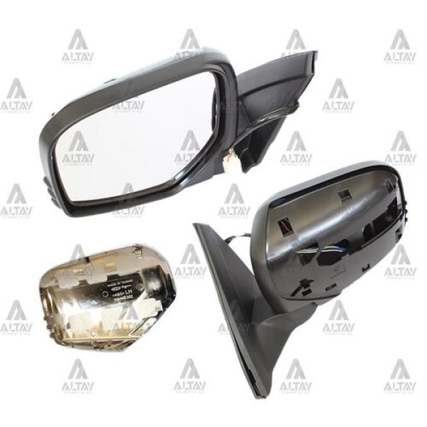 Taiwan MN167429 Ayna Diş Dikiz L-200 06-14 Elektrikli Isıtmalı Krom Sol MN167429 