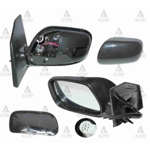 Taiwan TYM1104DLE Ayna Diş Dikiz Corolla 03-06 Elektrikli Isıtmalı 5 Fişli Sol 8790602240