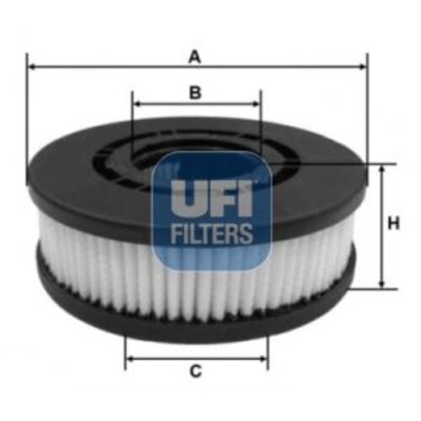 UFI 27.689.00 Filtre Elemanı Boxer III Jumper III 3.0HDI Ducato III 3.0JTD Iveco Daily Fuso TFA Euro 5 12-Oe 1179-18 