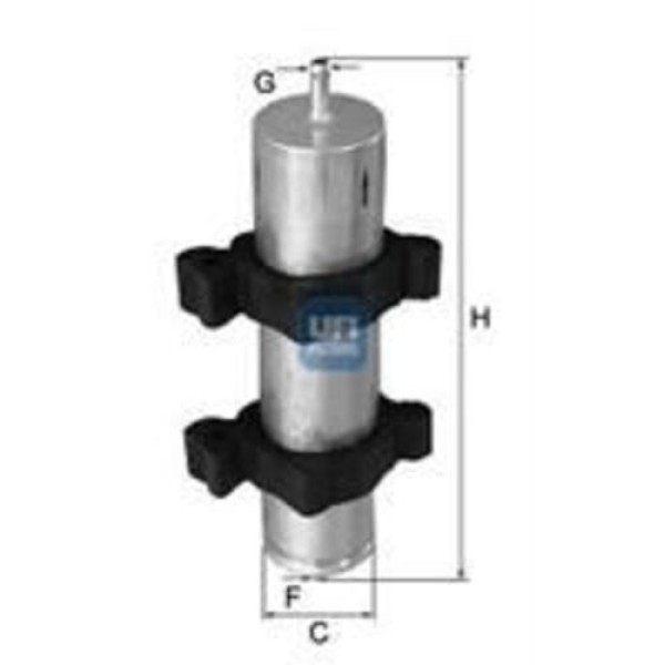 UFI 31.922.00 Yakıt Filtresi Audi Q5 2.0 TDI-3.0 TDI V6 08 8R0127400