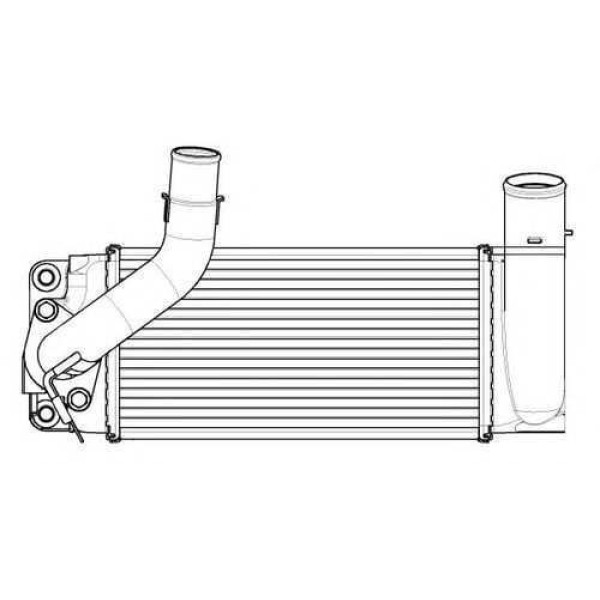 Wagenburg NT169 Intercooler Toyota Corolla-Auris 1.4 D4D 2007-2012 Yaris 1.4 D4D 2005- 179000N040 