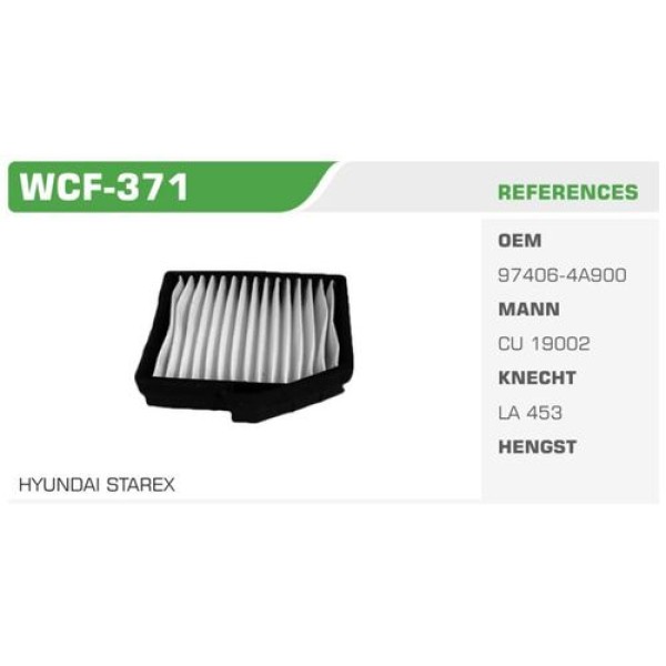 Winkel WCF-371 Polen Filtresi Stare x 98-08 Kolı: 40 Ad FN7412 