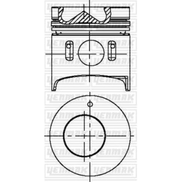Yenmak 31-04374-000 Piston Segman STD Canter 515 635 Hd77 Me012174 Me018274 ME018274