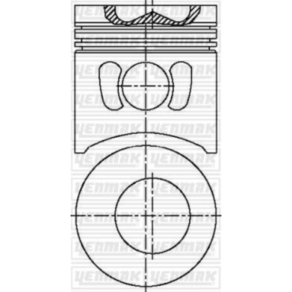 Yenmak 31-04438-000 Piston Segman STD Canter 449 87-71593-STD 