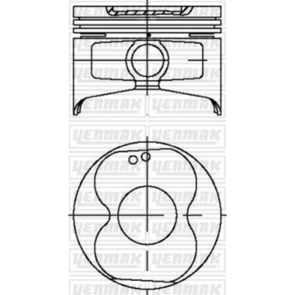 Yenmak 39-03978-000 Piston Segman STD Corolla 1.6 Krb 4Af 88-93 87-72070-STD