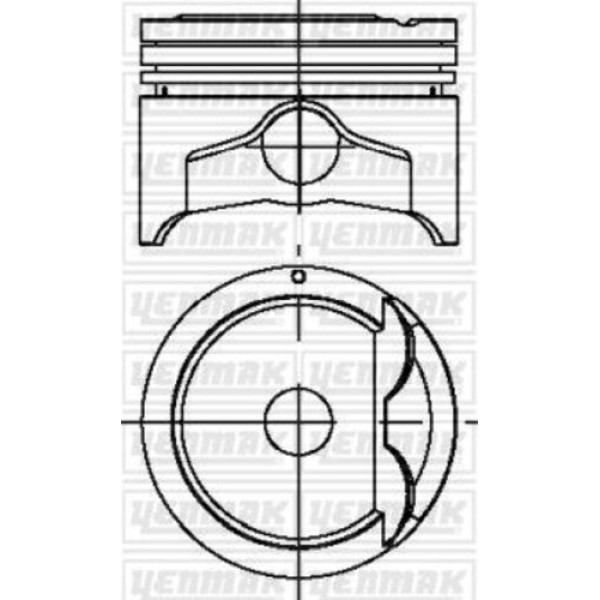 Yenmak 39-04483-000 Piston Segman STD Accent 1.5 00-02 G4Ec-G G4Eb 86-71131-STD 