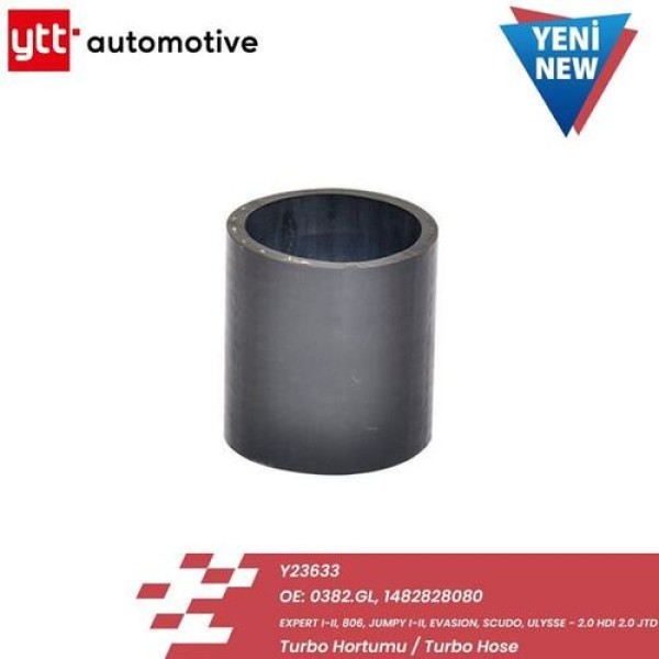 YTT 23633 Turbo Hortumu Expert I Jumpy I 2.0HDI Scudo Ulysse 2.0JTD 0382.Q4 