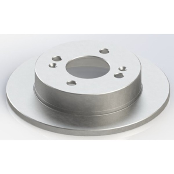 Yavuzsan 16786 Arka Fren Diski Hyundai i10 13-234mm-4-2 Dlk Havasız Adet 58411B4300 