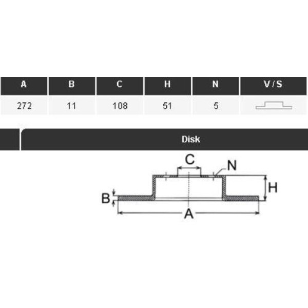 Yavuzsan 19037 Ön Fren Diski Niva 77-Tüm Modeller 272 11 5Dl Adet 21213501070