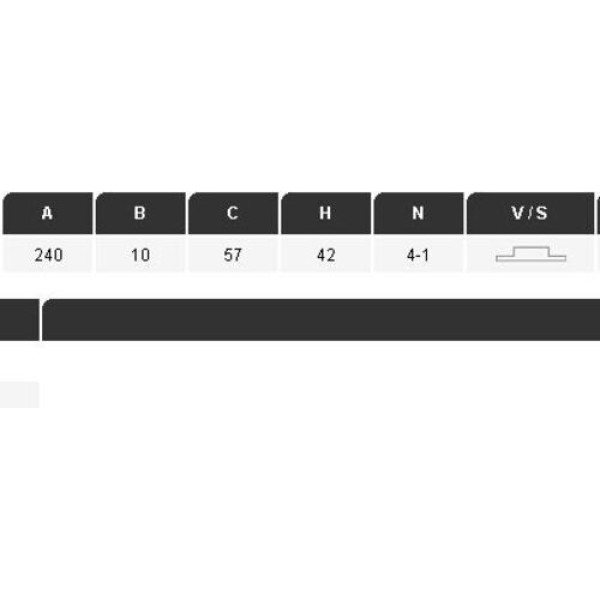 Yavuzsan 27505 Arka Fren Diski Astra G-H 03-1.4-1.6-1.8 Meriva 1.4-16V Twingo 03-1.6 240 10 4Dl Adet 13502059