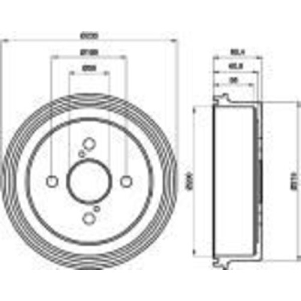Yavuzsan 34565 Kampana Corolla 88-02 Arka Adet 4243112130 