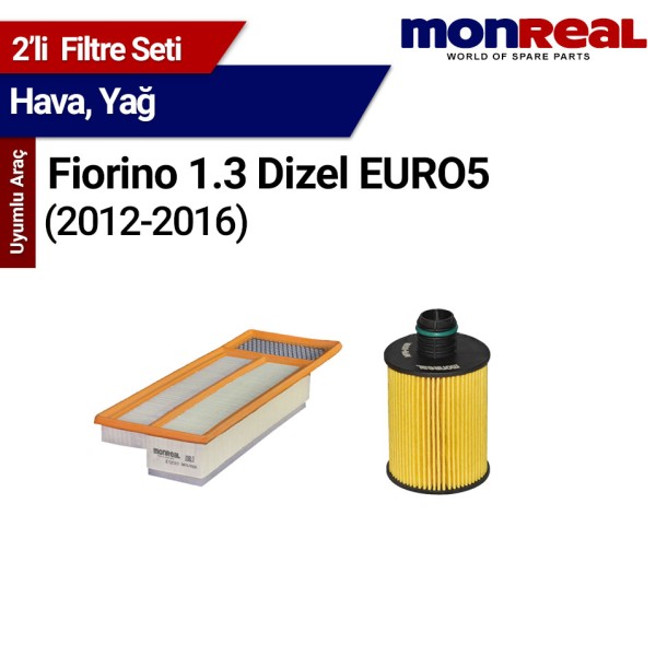 Fiorino 1.3 Dizel EURO5 (2012-2016) Filtre Seti (Hava-Yağ) - MONREAL