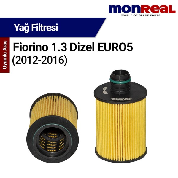 Fiorino 1.3 Dizel EURO5 (2012-2016) Filtresi (Yağ) - MONREAL