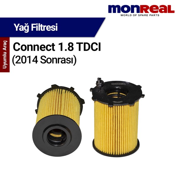 Ford Connect 1.8 TDCI 2014 Sonrası Filtresi (Yağ) MONREAL