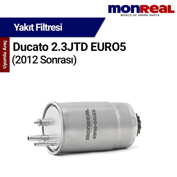 Ducato 2.3 JTD EURO5 2012 Sonrası Filtresi (Yakıt) - MONREAL