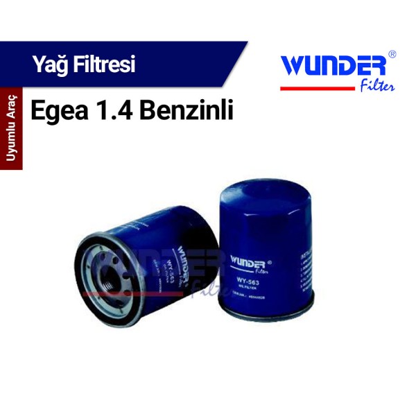 Egea 1.4 Benzinli Filtresi (Yağ) - WUNDER