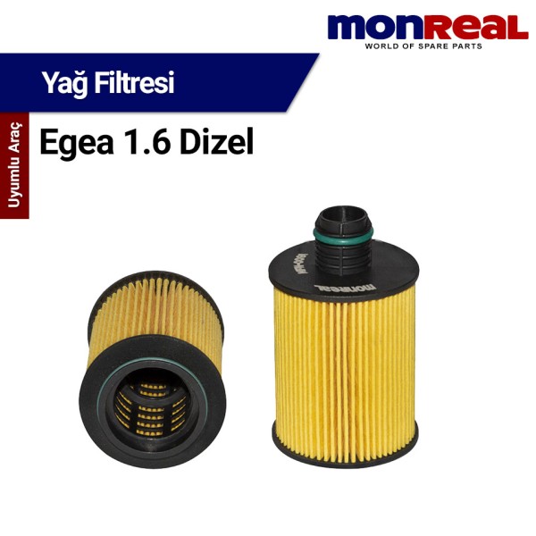 Egea 1.6 Dizel Filtresi (Yağ) - MONREAL