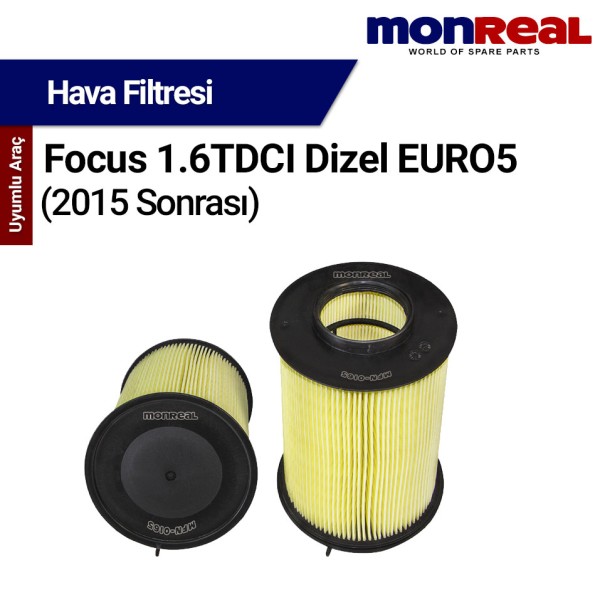 Focus 1.6TDCI Dizel EURO5 2015 Sonrası Filtresi (Hava)-MONREAL 