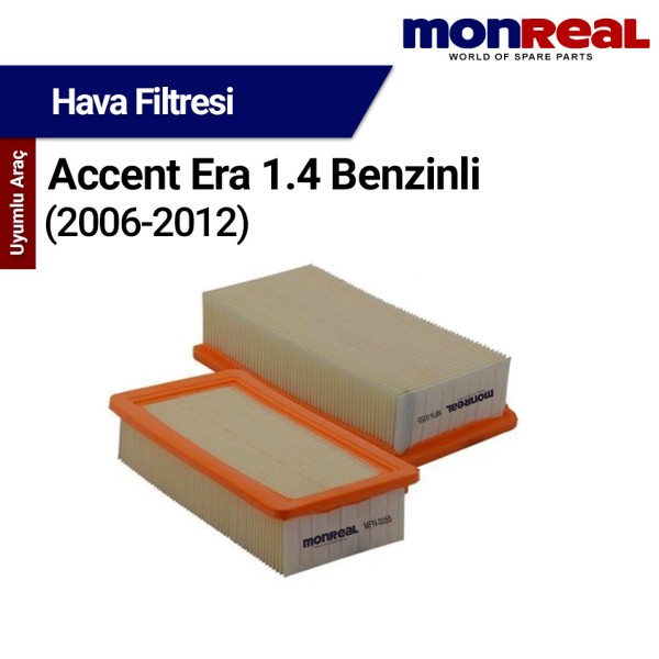 Accent Era 1.4 Benzinli 2006-2012 Filtresi (Hava) - MONREAL 