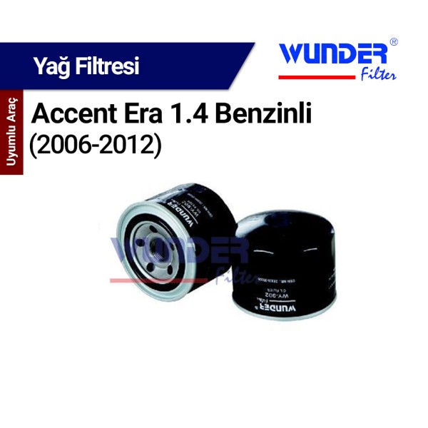 Accent Era 1.4 Benzinli 2006-2012 Filtresi (Yağ) - WUINDER 