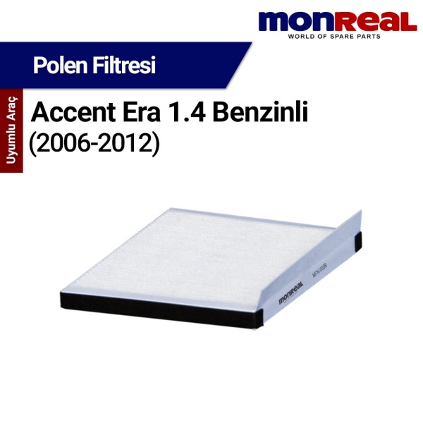 Accent Era 1.4 Benzinli 2006-2012 Filtresi (Polen) - MONREAL 