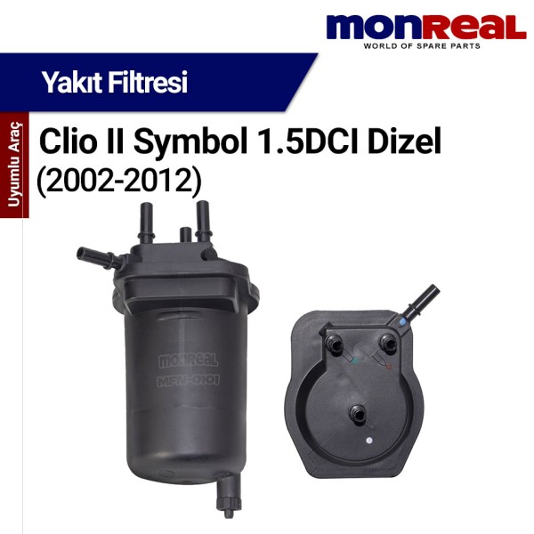 Clio II Symbol 1.5 DCI (2002-2012) Filtresi (Yakıt) - MONREAL
