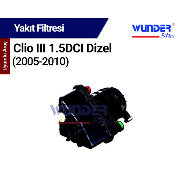 Clio III 1.5 DCI (2005-2010) Filtresi (Yakıt) 