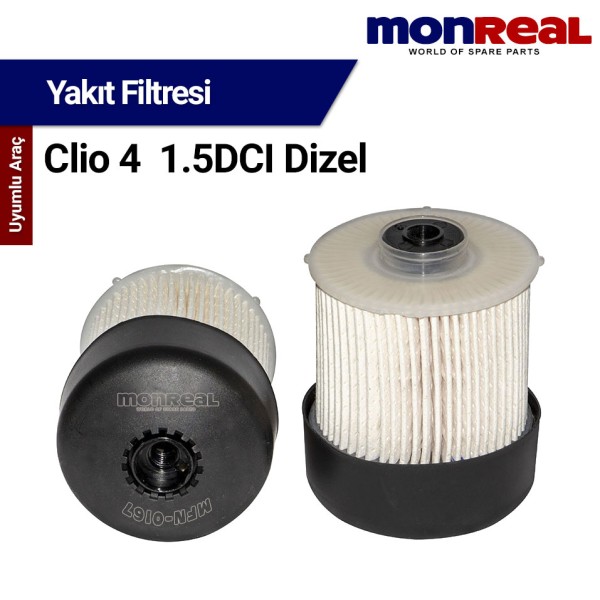 Clio 4 1.5DCI Dizel Filtresi (Yakıt) - MONREAL