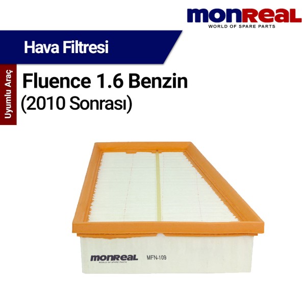 Fluence 1.6 Benzin 2010 ve Sonrası Filtresi (Hava) - MONREAL