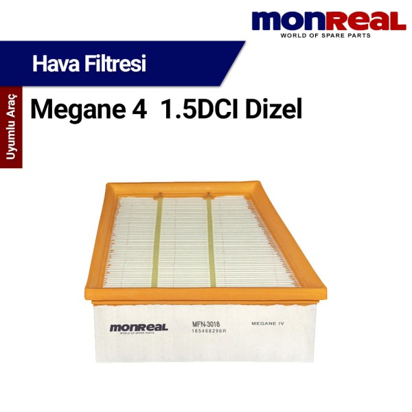 Megane 4 1.5DCI Dizel Filtresi (Hava) - MONREAL