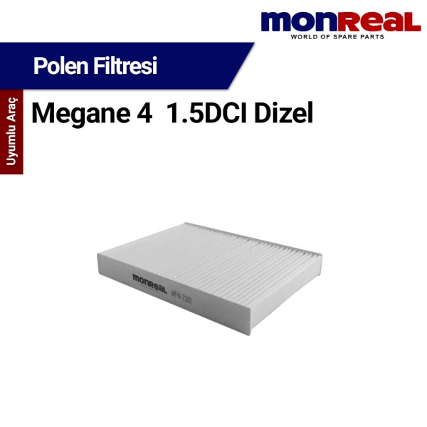 Megane 4 1.5DCI Dizel Filtresi (Polen) -MONREAL