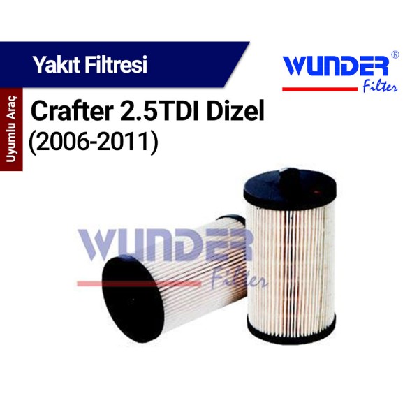 Crafter 2.5 TDI Dizel (2006-2011) Filtresi (Yakıt) - WUNDER