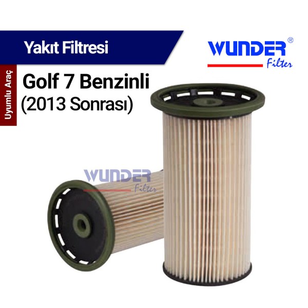 Golf 7 Benzinli (2013 Sonrası) Filtresi (Yakıt) - WUNDER 