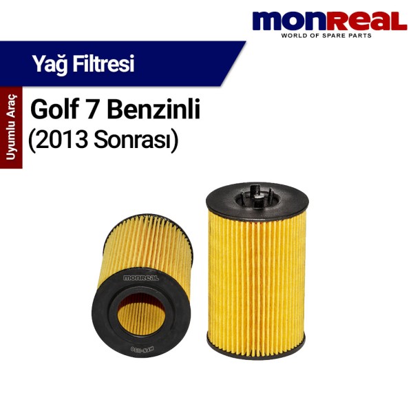 Golf 7 Benzinli (2013 Sonrası) Filtresi (Yağ) - MONREAL