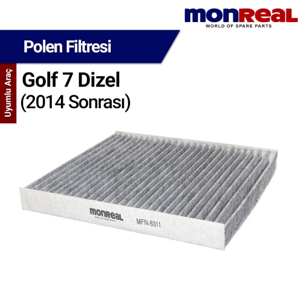 Golf 7 Dizel (2014 Sonrası) Filtresi (Polen) - Monreal 