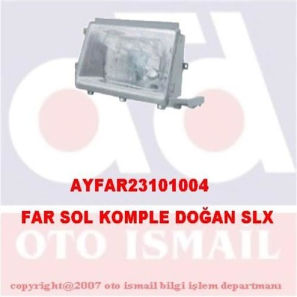 AYFAR 101004 Far Sol Murat 131 Doğan SLX 